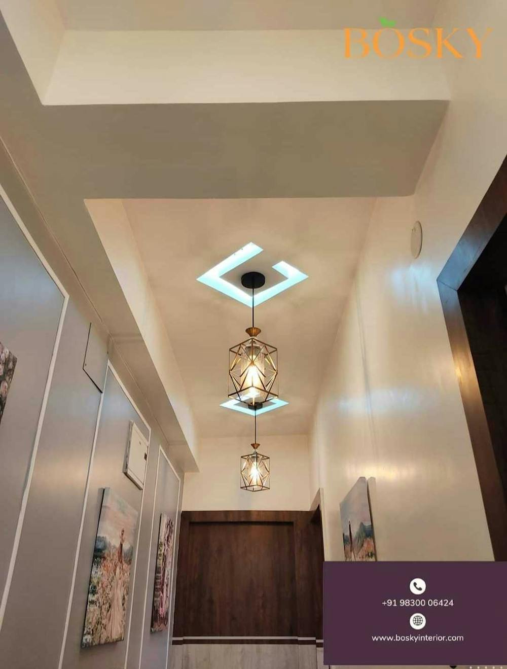 Beautiful false ceiling for home pic
