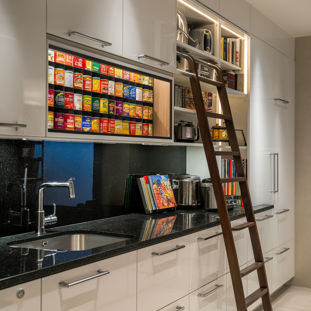 Larder kitchen cabinet pantry design