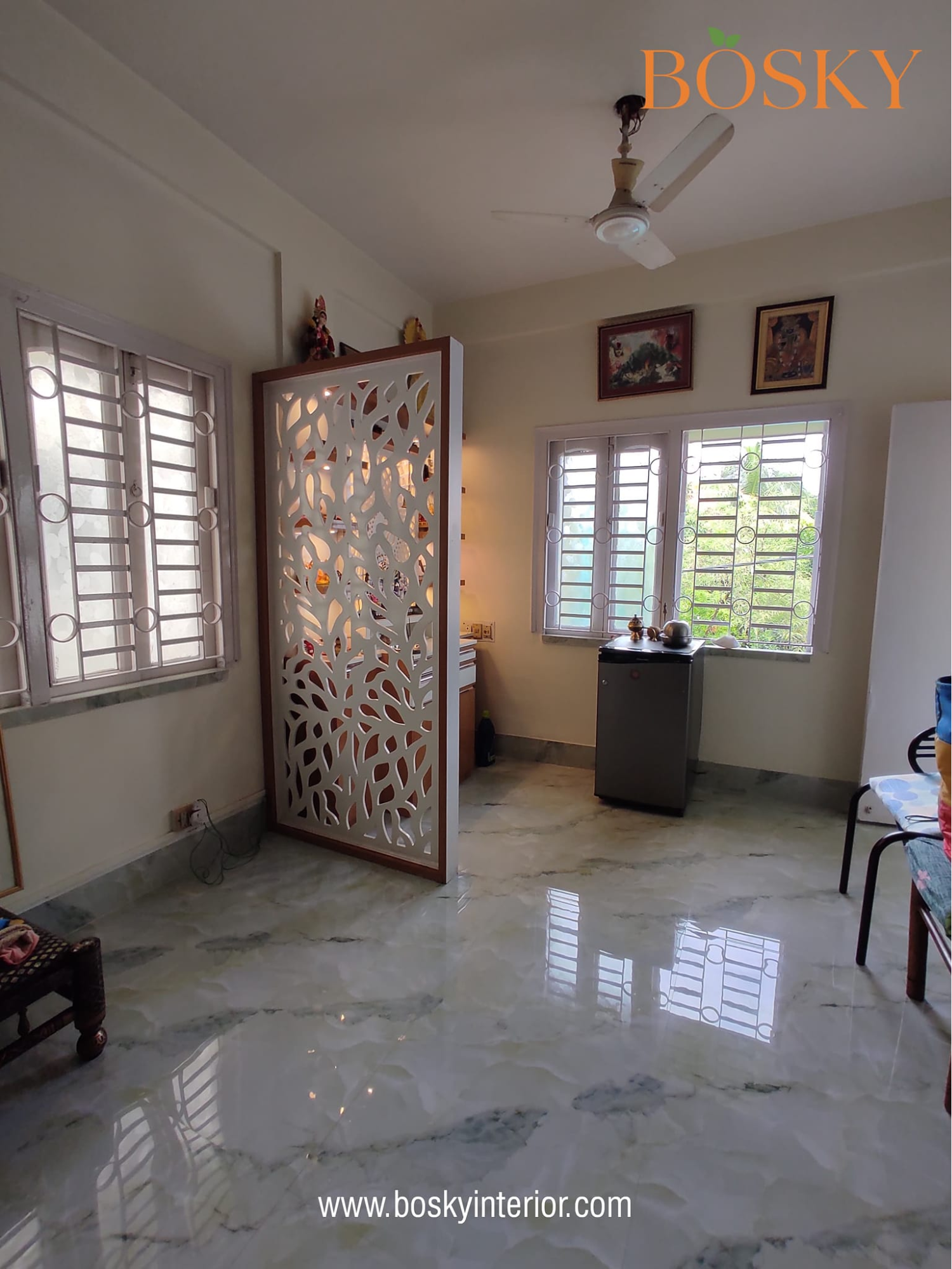 Separate Living And Dining Areas In Flat