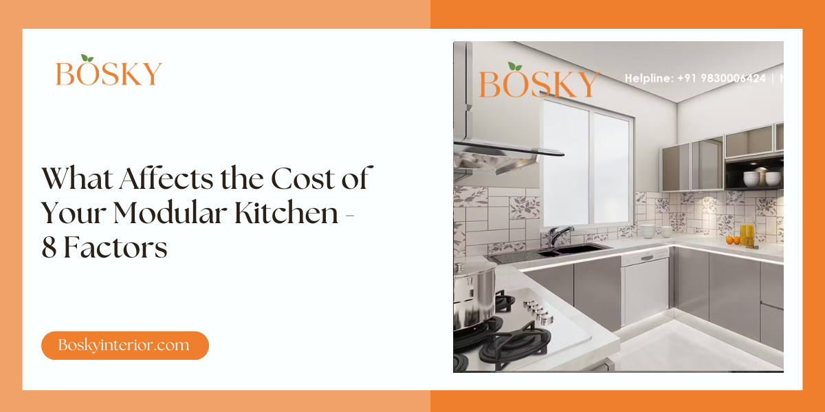 What Affects the Cost of Your Modular Kitchen - 8 Factors
