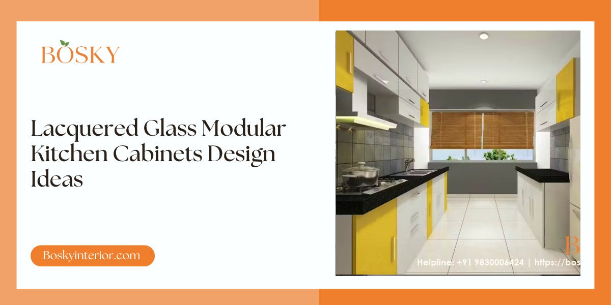 13 Lacquered Glass Modular Kitchen Cabinets Design Ideas