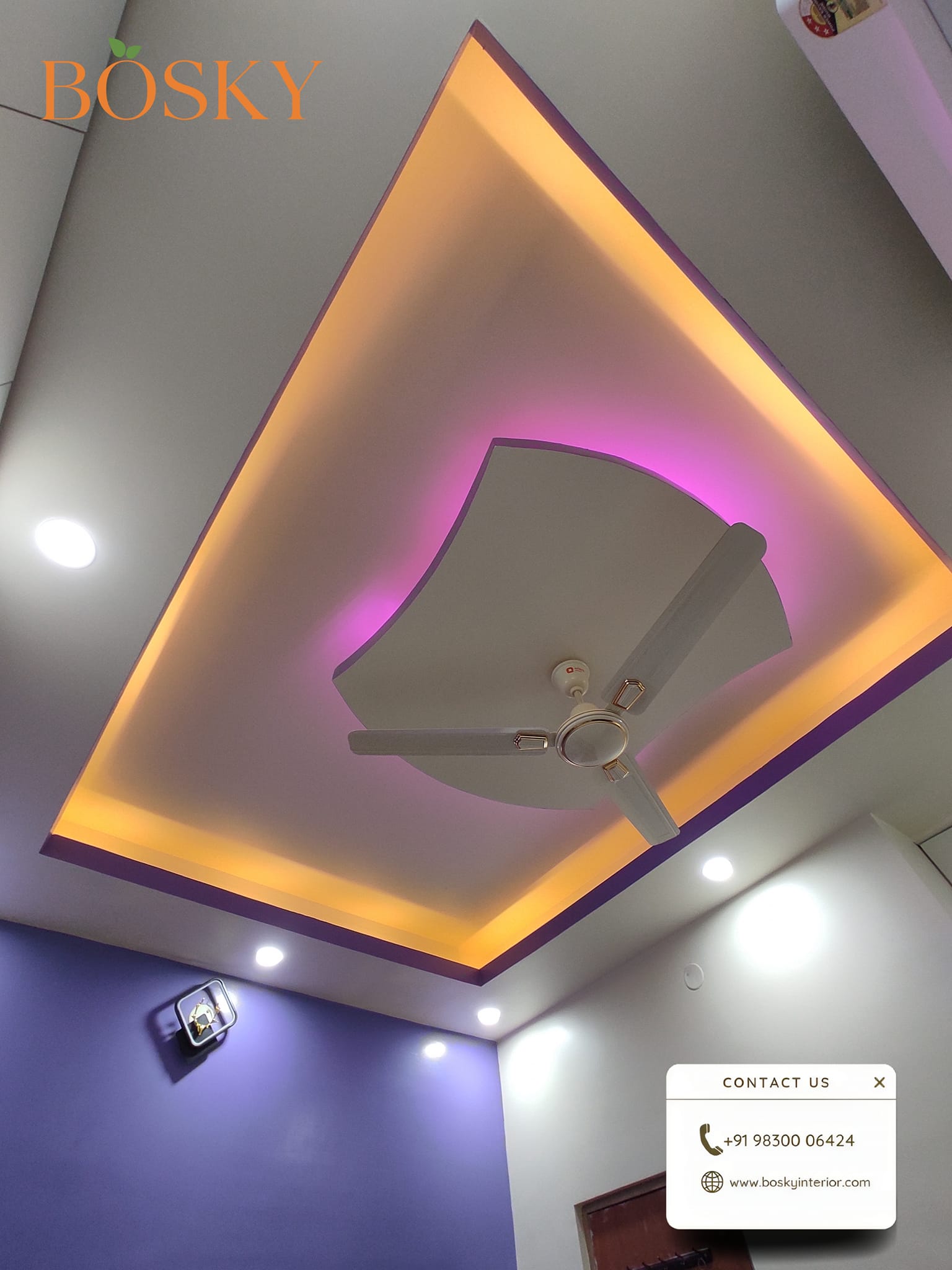 Gypsum false ceiling pic