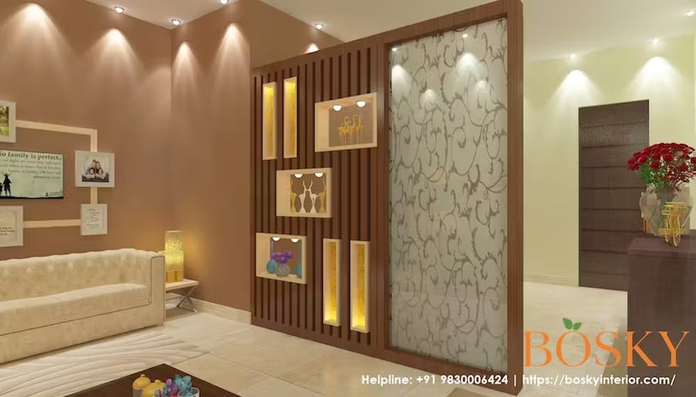 Show of lights in false ceiling picture