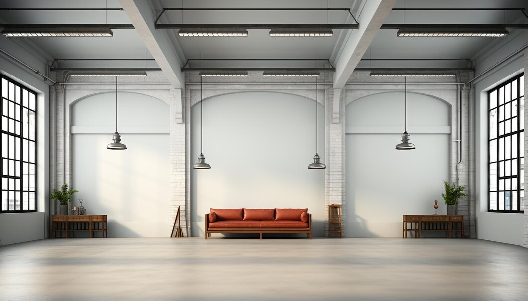 A cool and subtle office interior pic