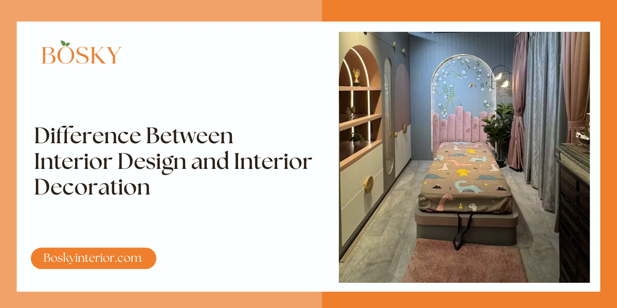 Difference Between Interior Design and Interior Decoration