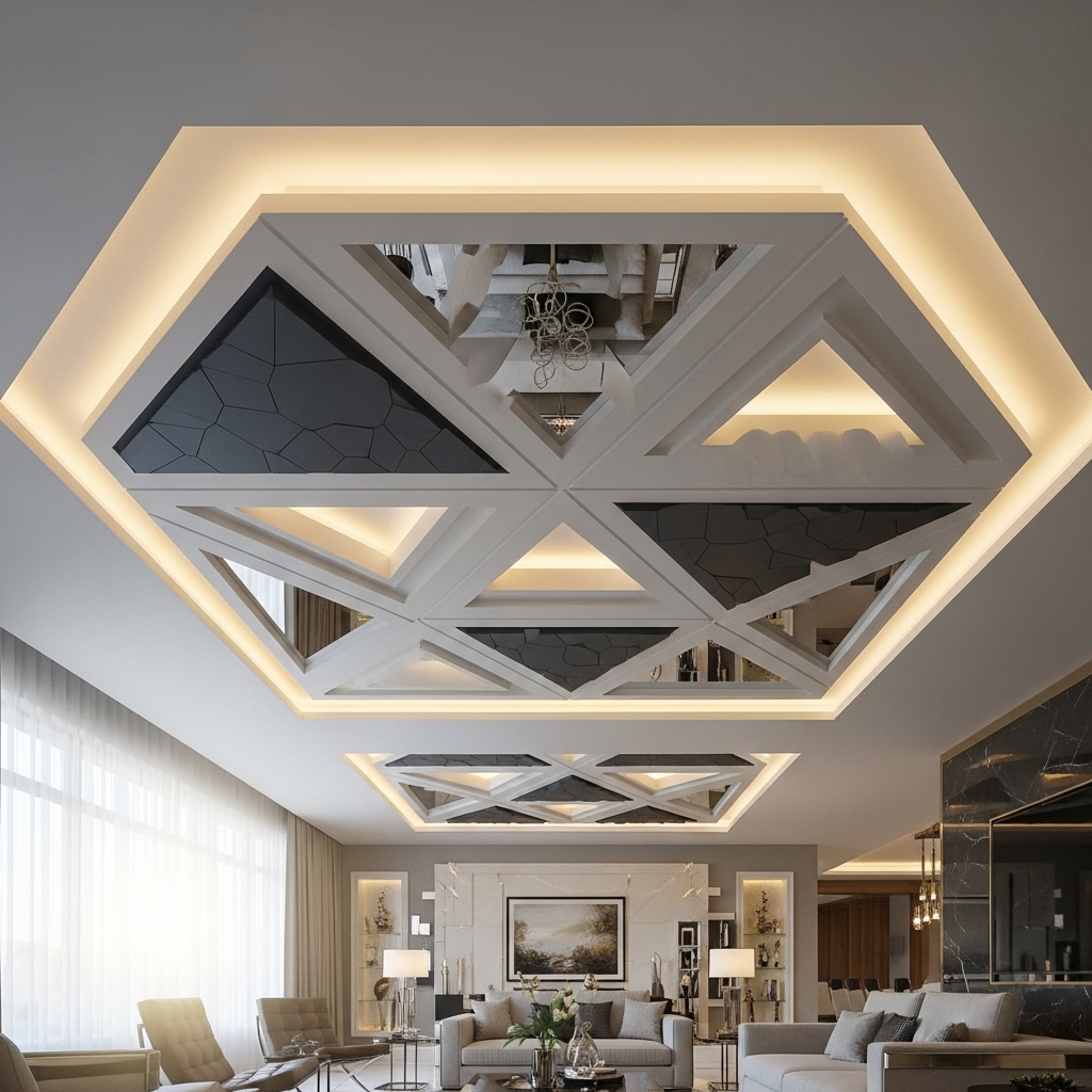 Geometric Patterns False ceilings