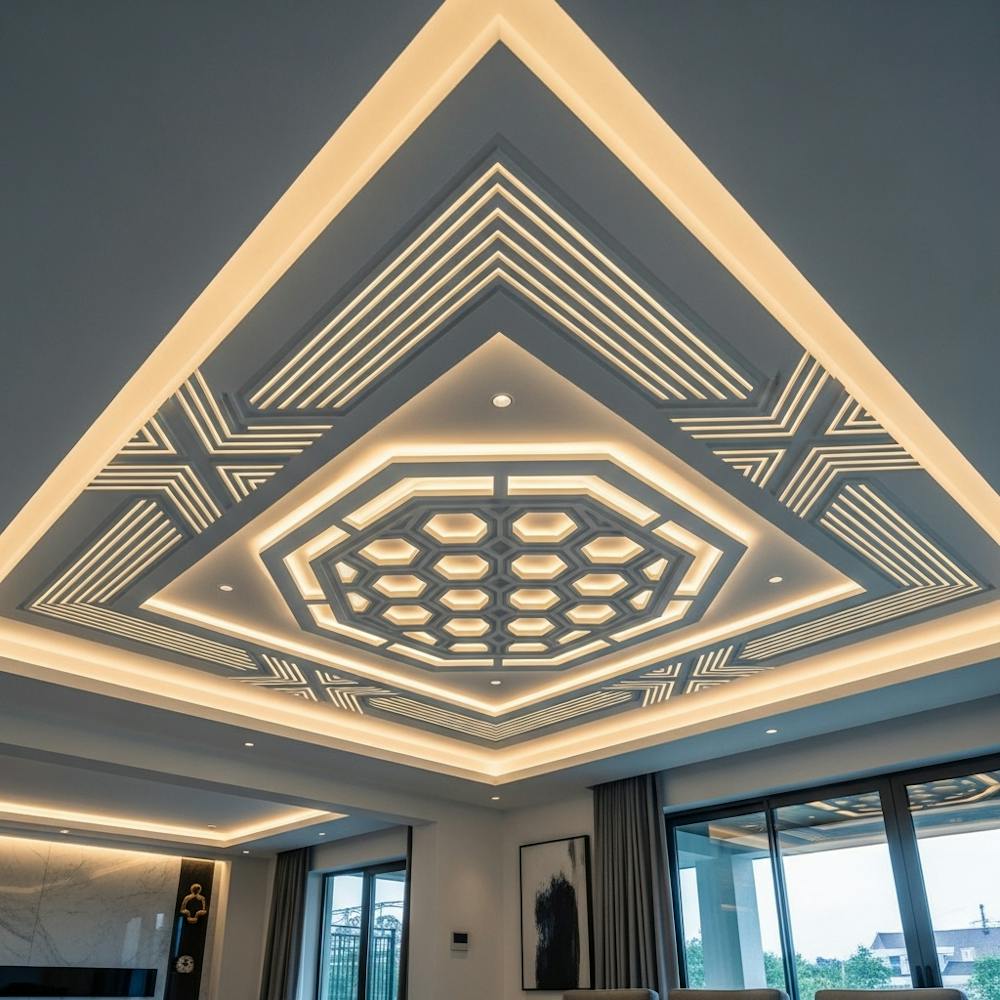 Geometric Patterns False ceilings