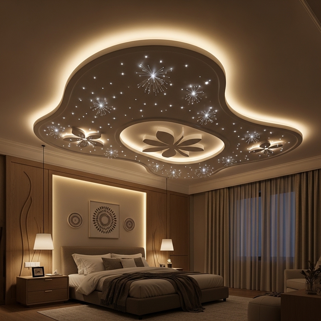 False Ceiling for Bedroom