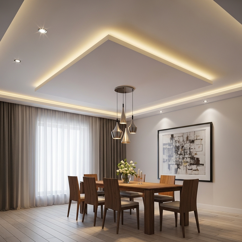 False Ceiling for Dining Room