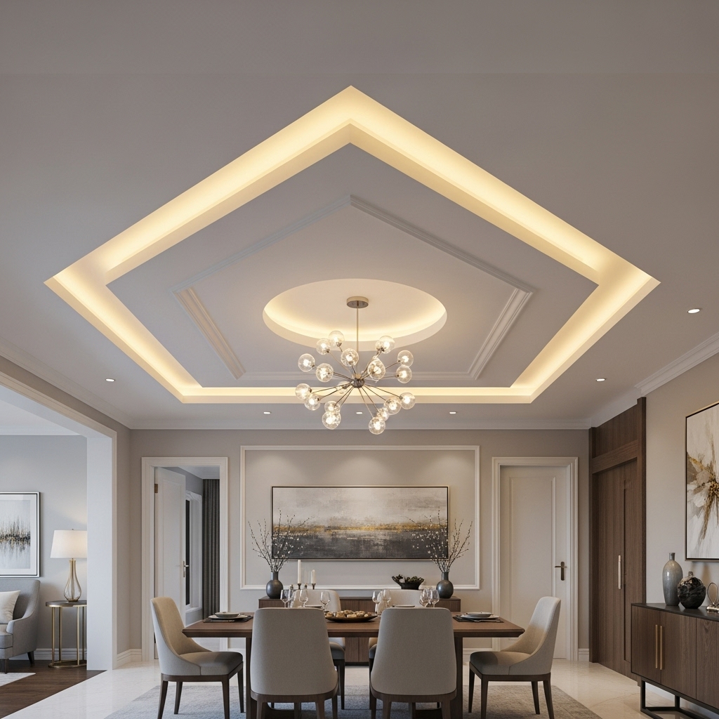 False Ceiling for Dining Room