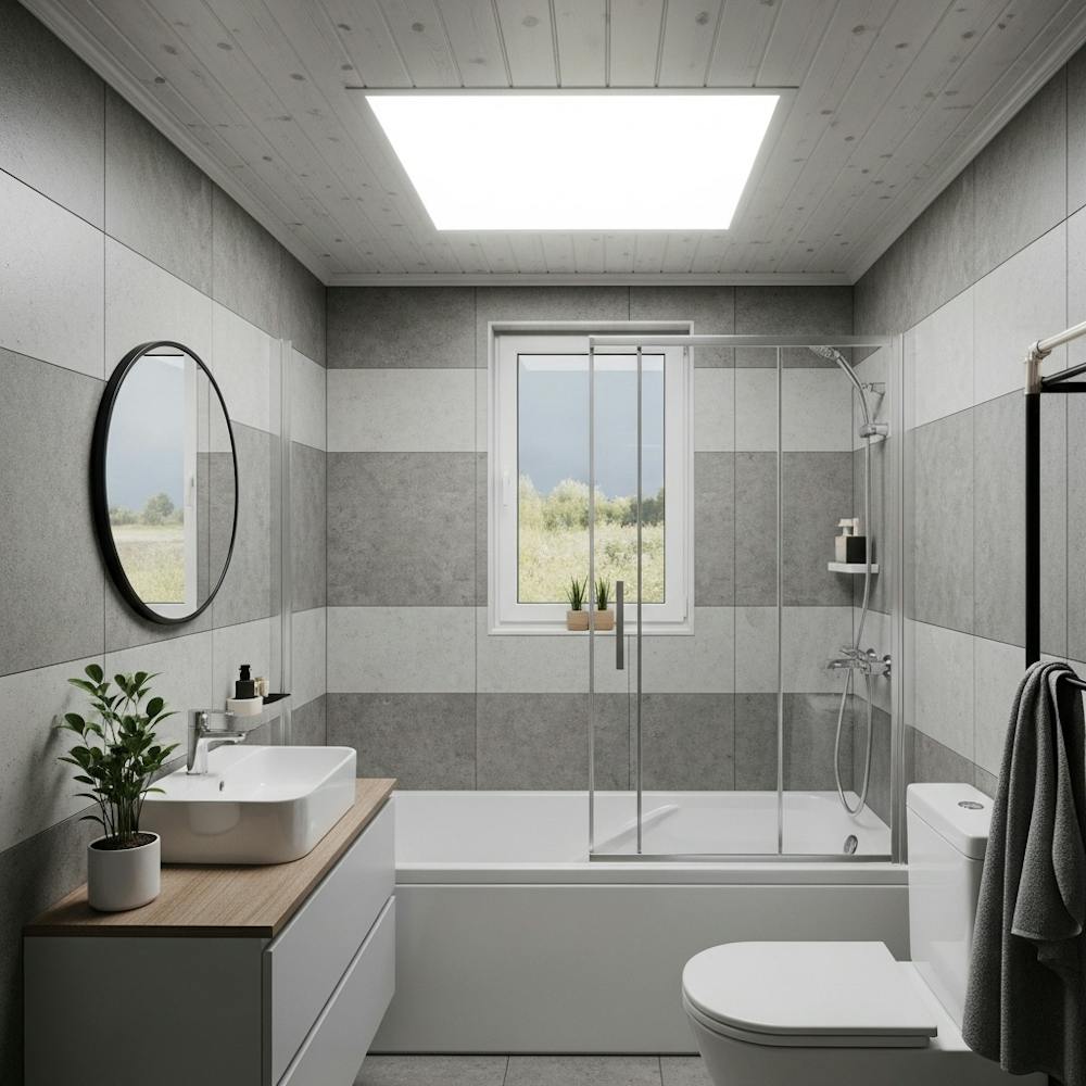 False Ceiling for Small Indian Bathroom
