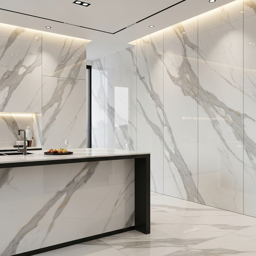 Marble-Look Panels