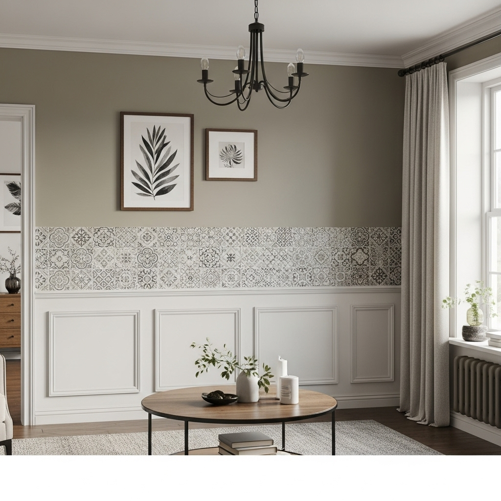 Half-Wall Panel Tiles