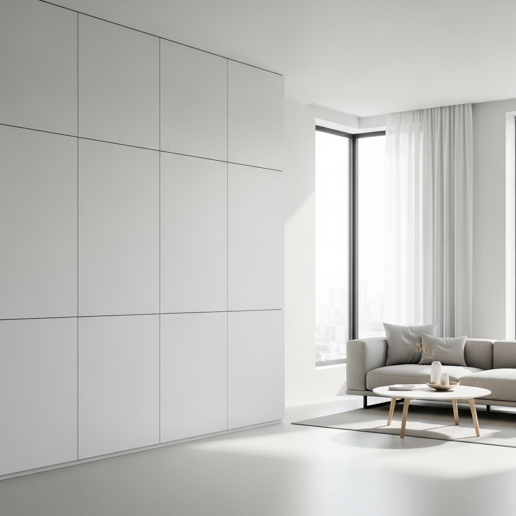 Minimalist White Panels