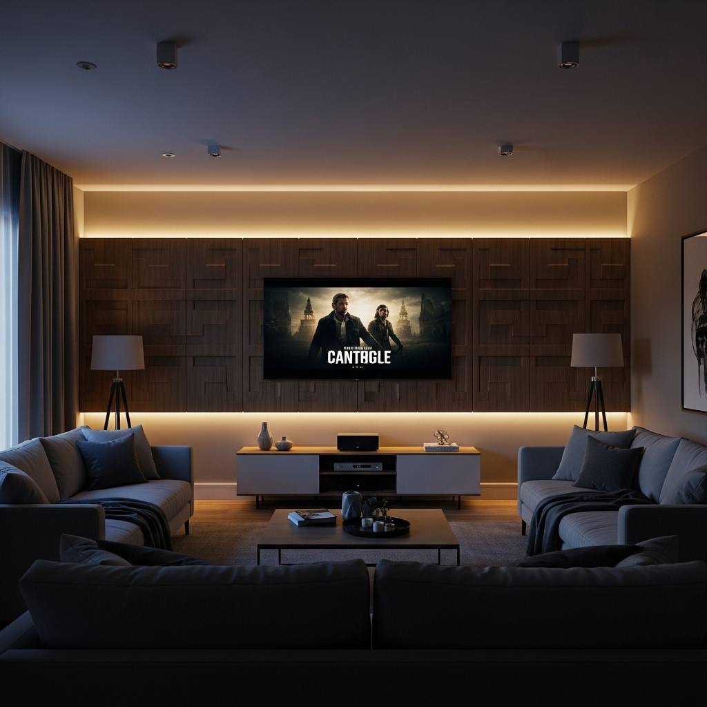 Accent Wall with Lighting