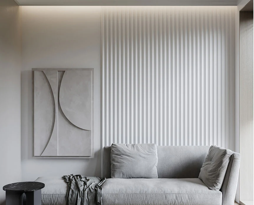 Horizontal Louvers for Unique Walls