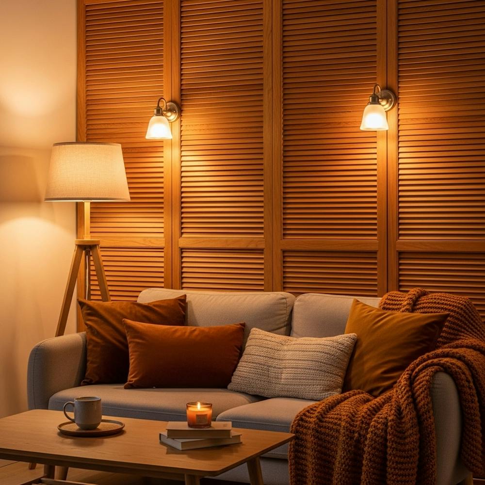Wooden Louvers for WarmthĀ