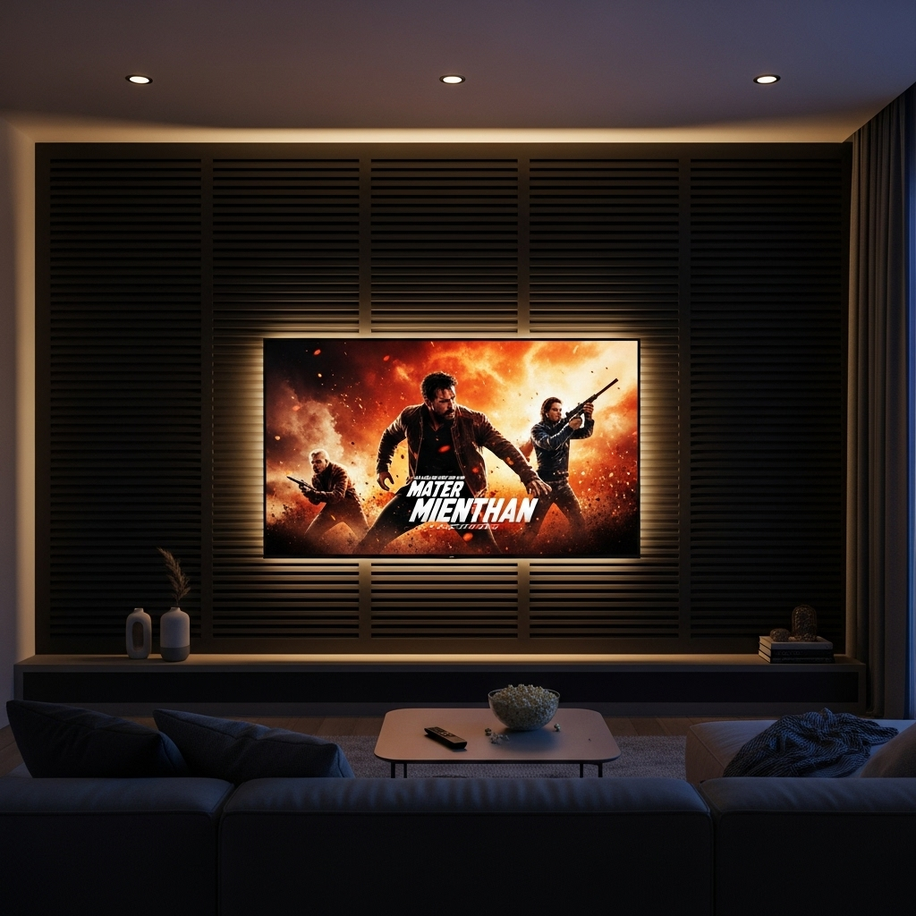 Louvers for TV Panel Design