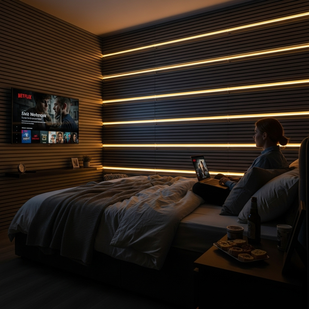 TV Panel Design for Bedroom