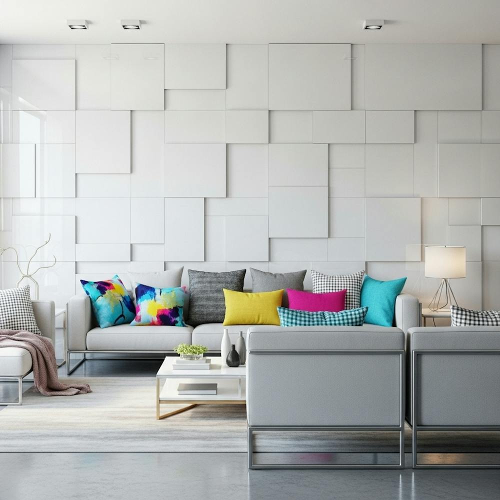 modern pvc wall panel design for drawing room