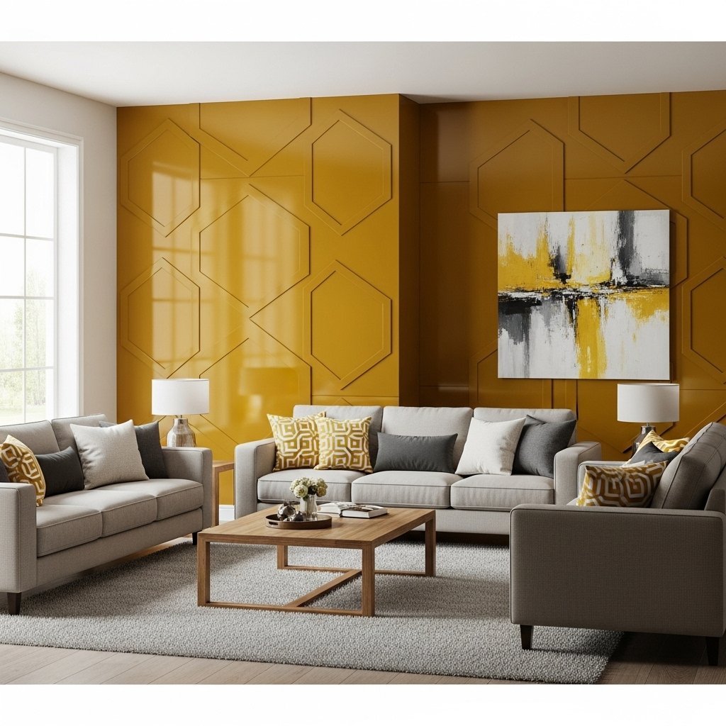  pvc drawing room wall design