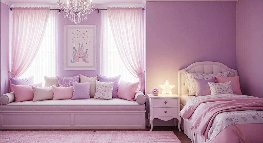 Pastel Dreams for a Girlsâ Bedroom