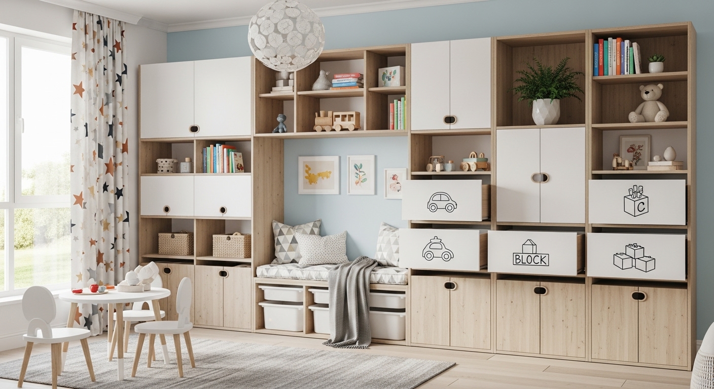 Storage That Looks Stylish kids room