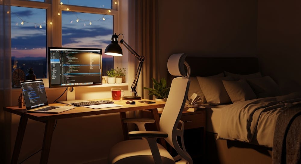 Cozy Evening Lights wfh