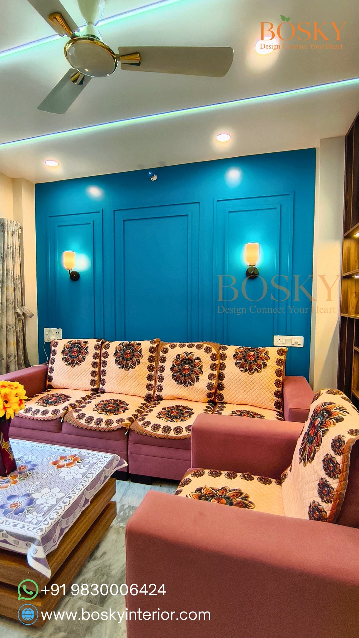 Pick a calm, connected colour story