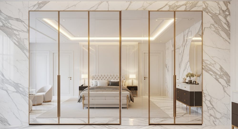 best glass wardrobe design