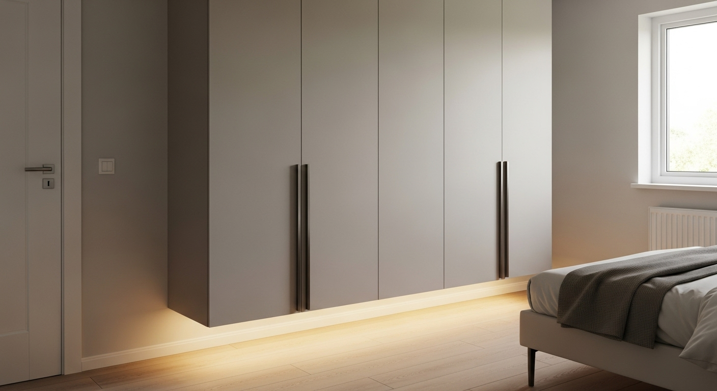 small bedroom wall wardrobe designs