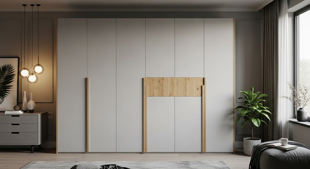 bedroom and living room wardrobes.