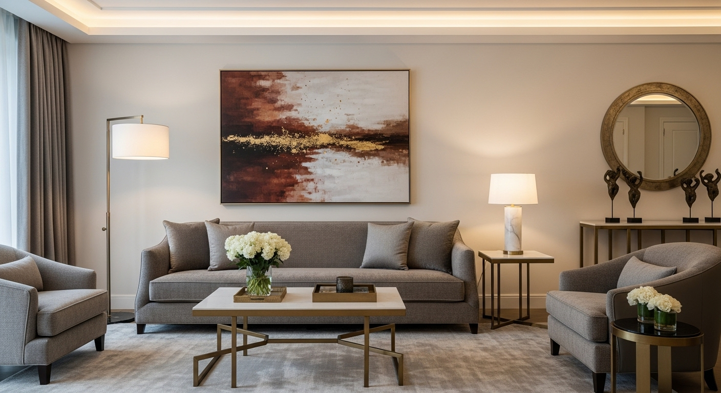 The Lounge Style Living Room