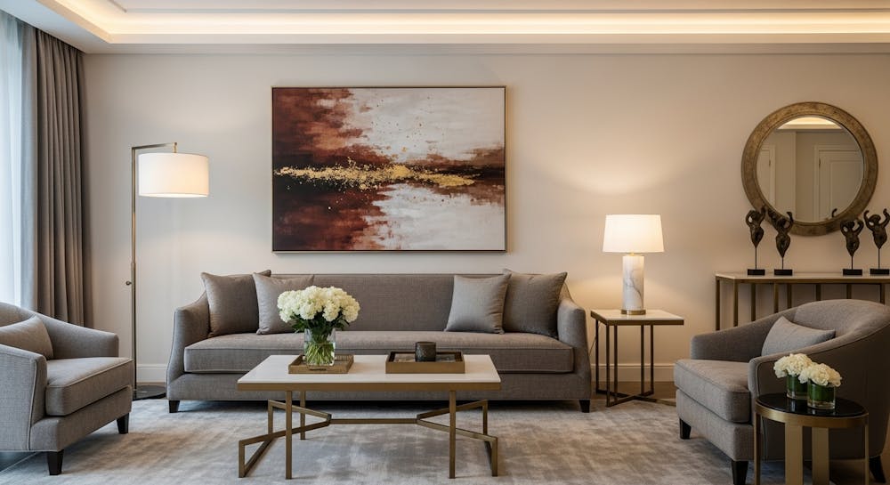 The Lounge Style Living Room