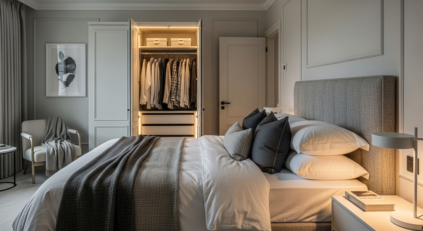 Glass Wardrobe Glamour