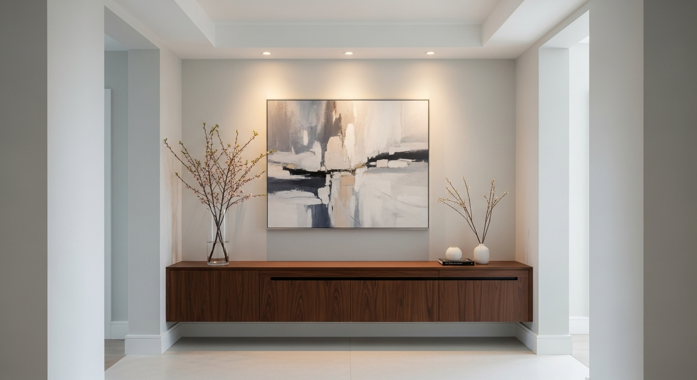 Minimalist Luxe Hall