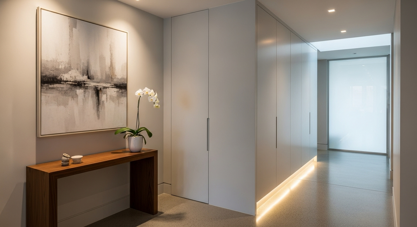 Minimalist Luxe Hall