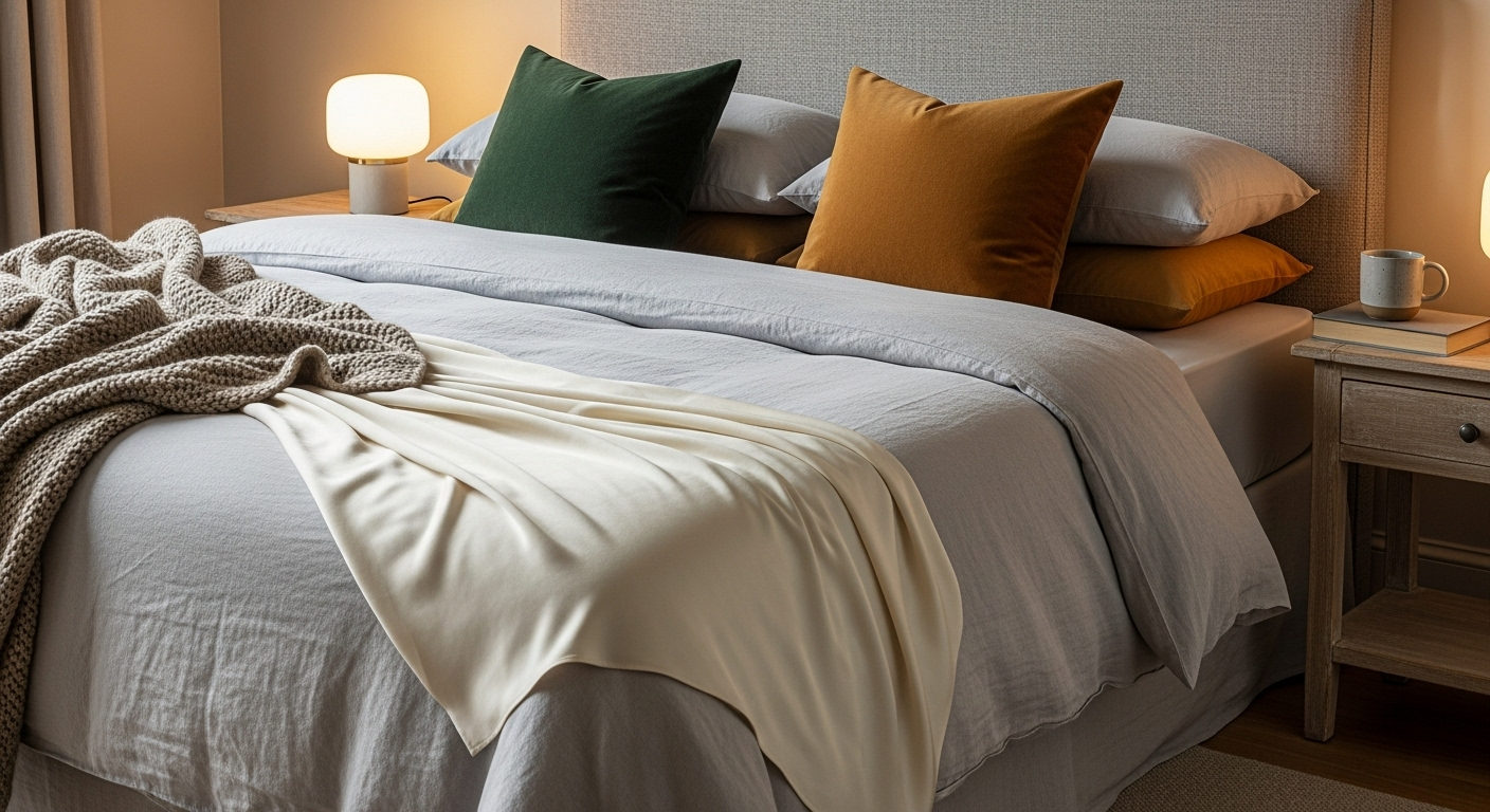 Layered Comfort in the Bedroom
