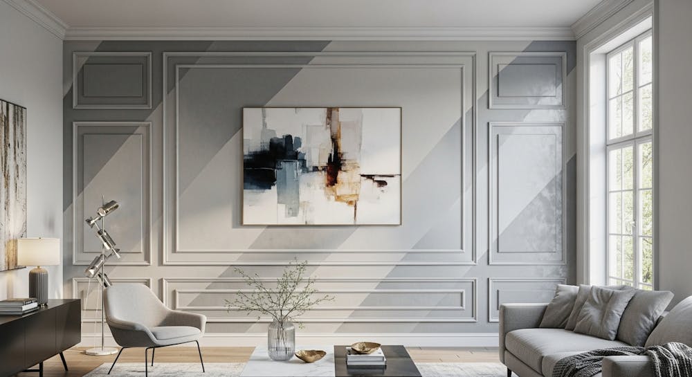 An Artistic Accent Wall
