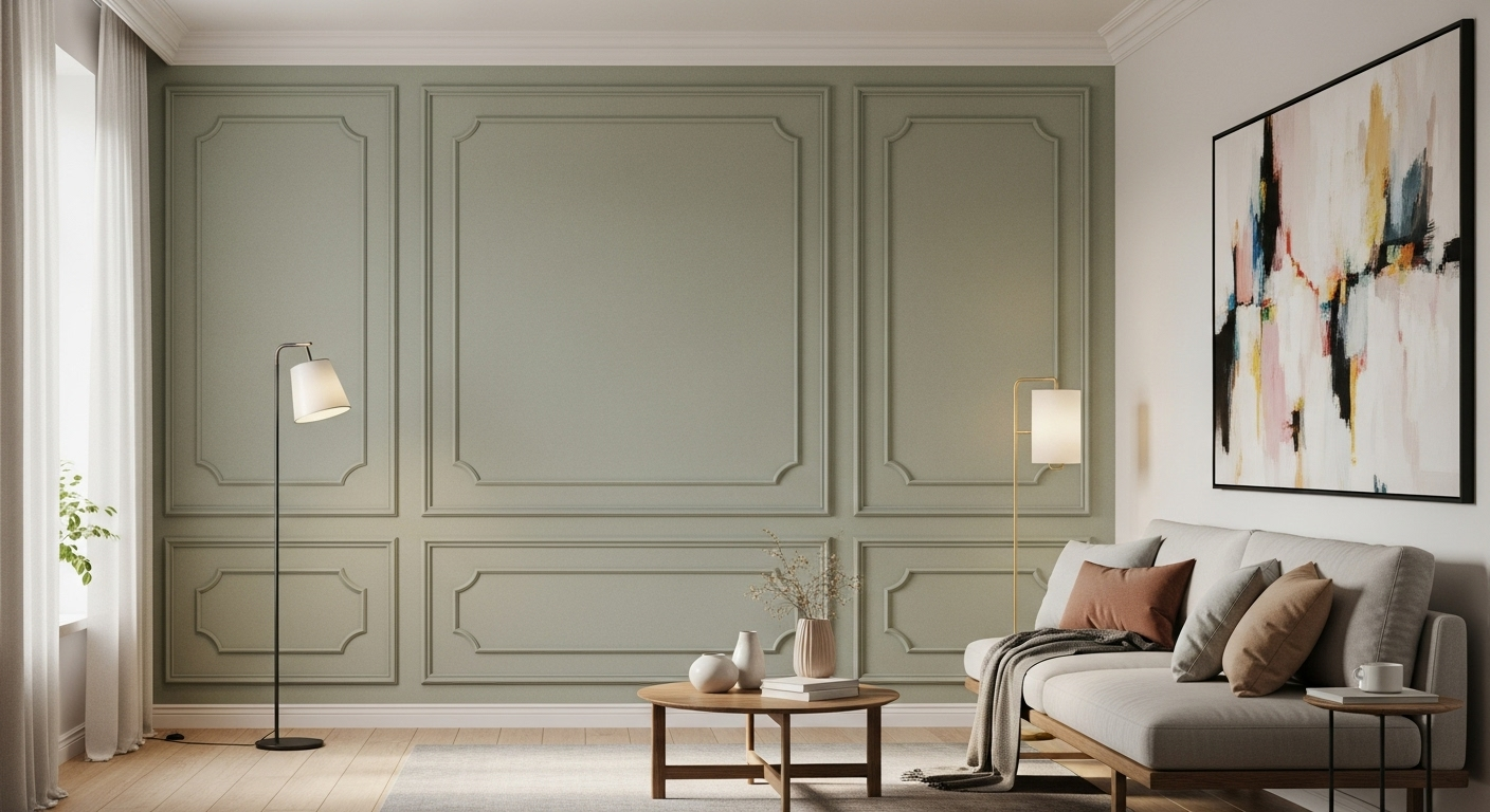 An Artistic Accent Wall