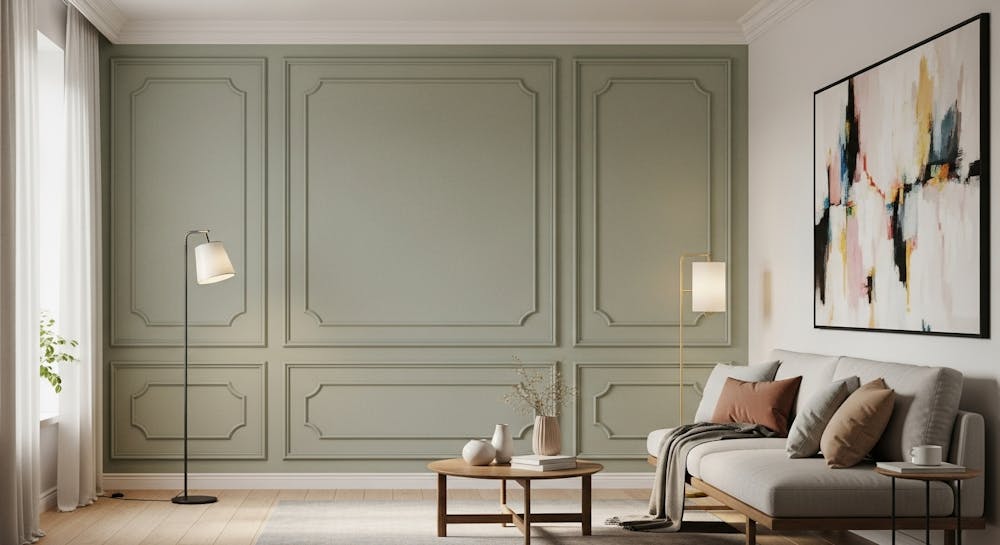 An Artistic Accent Wall