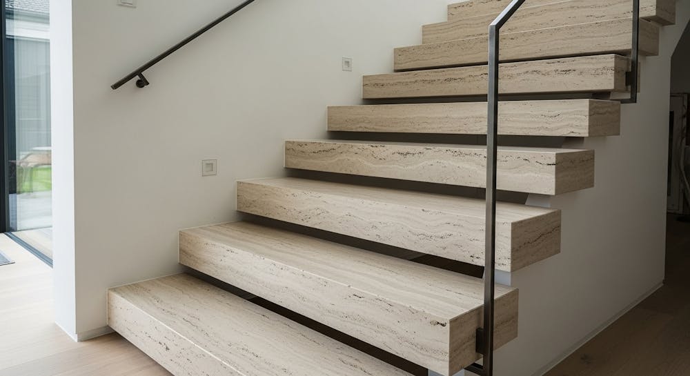 Slab Style Stone Treads