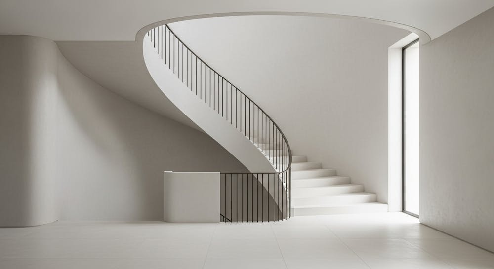 Sculptural Plaster Sweep