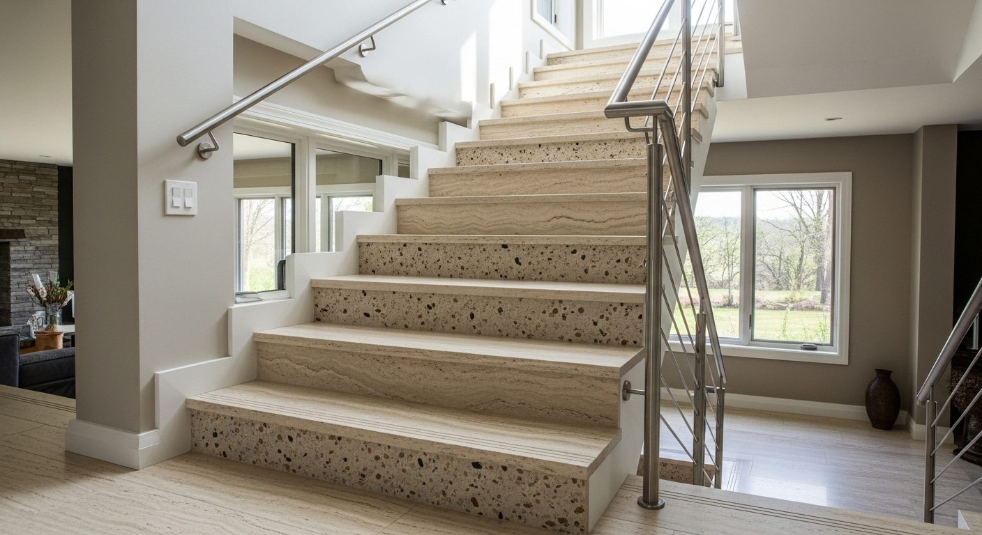  Slab Style Stone Treads