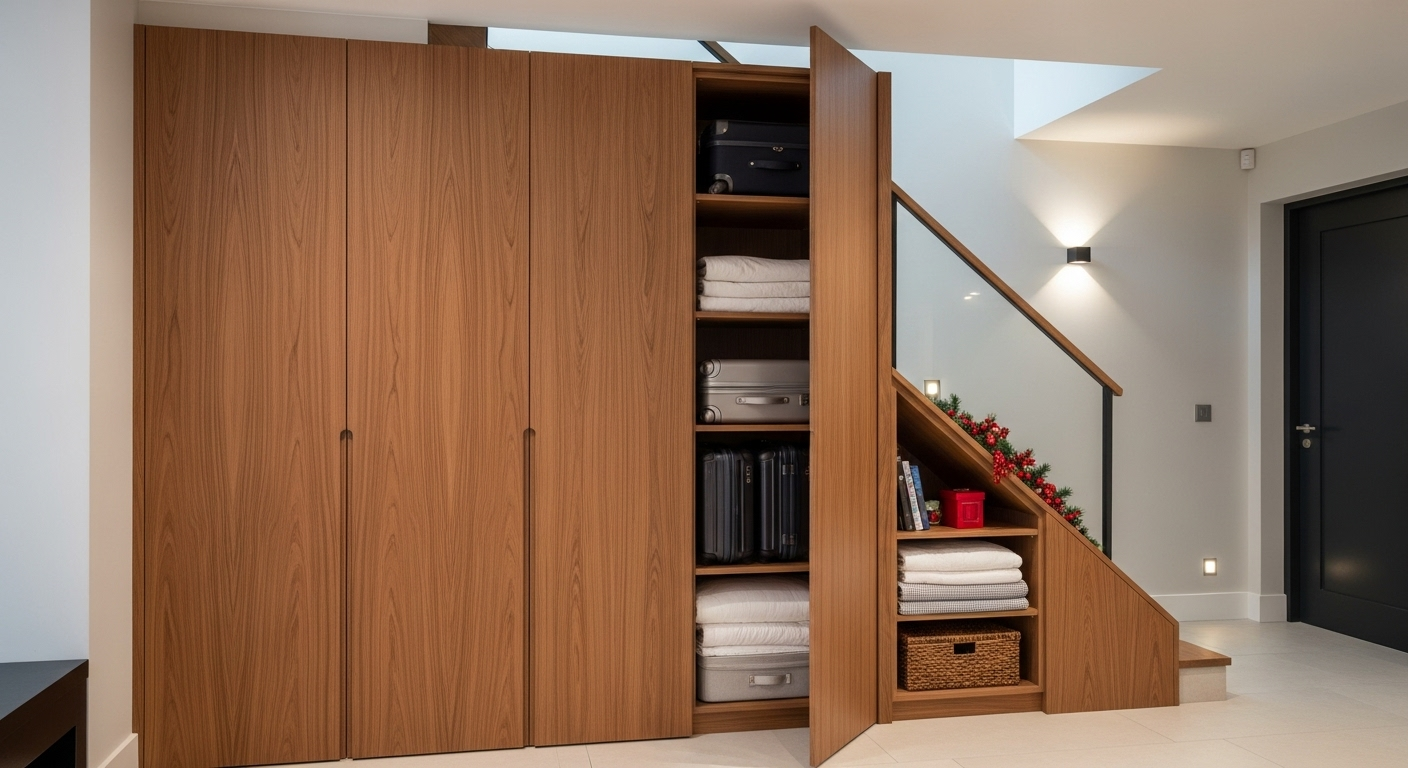  Storage Wall with Flush Doors