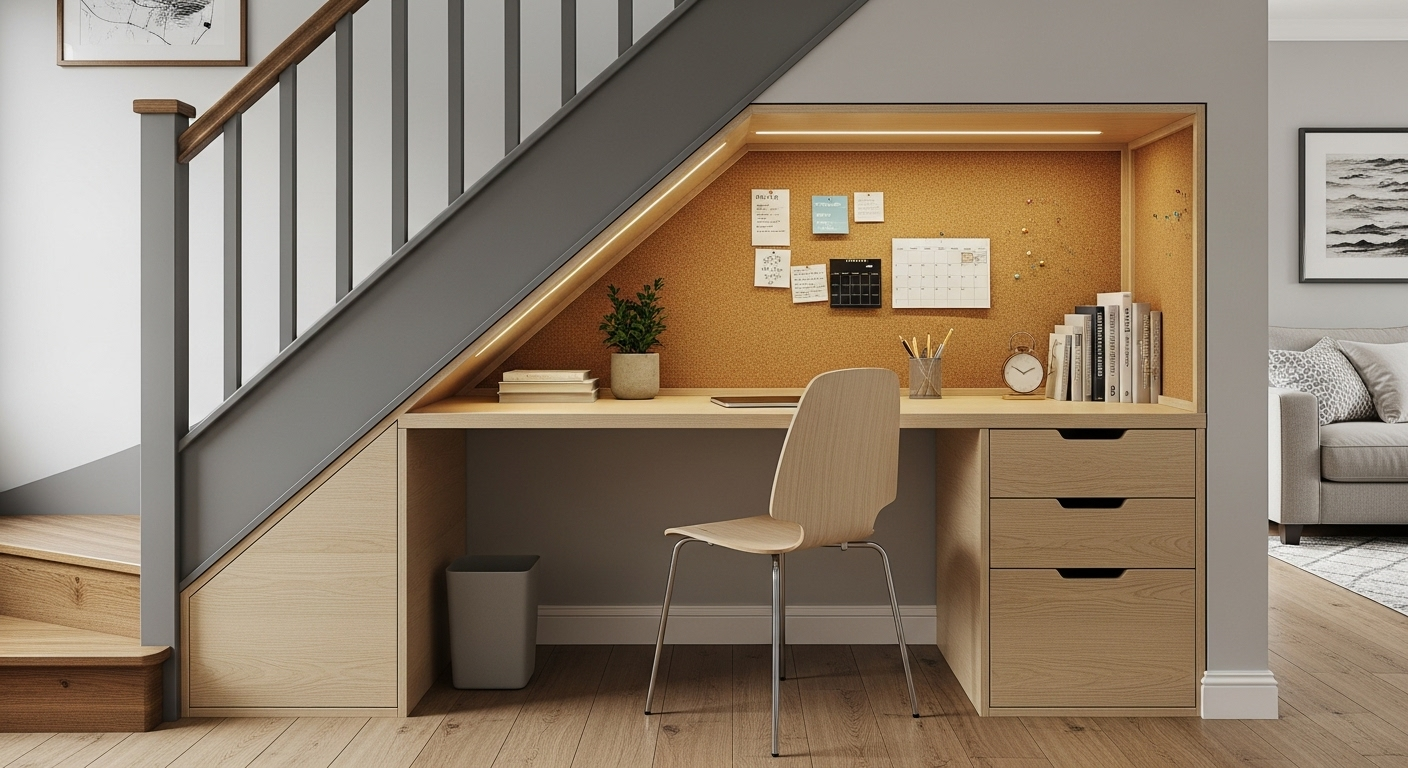 Under Stair Work Pod