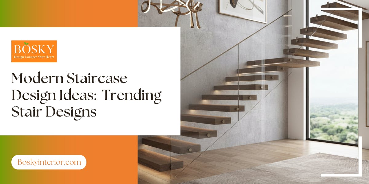 Modern Staircase Design Ideas: 23 Trending Stair DesignsÂ
