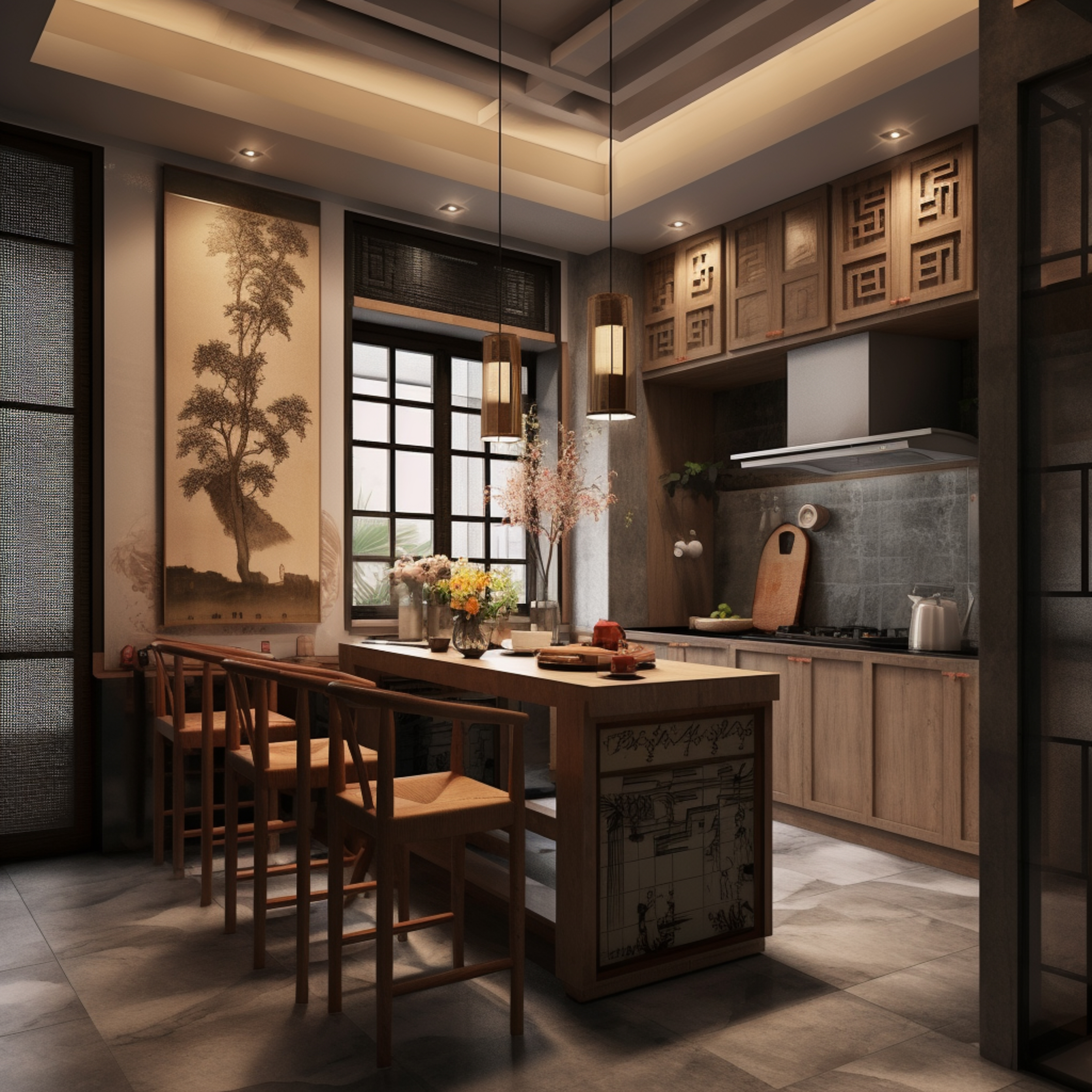 Dining Room and Kitchen Partition Ideas