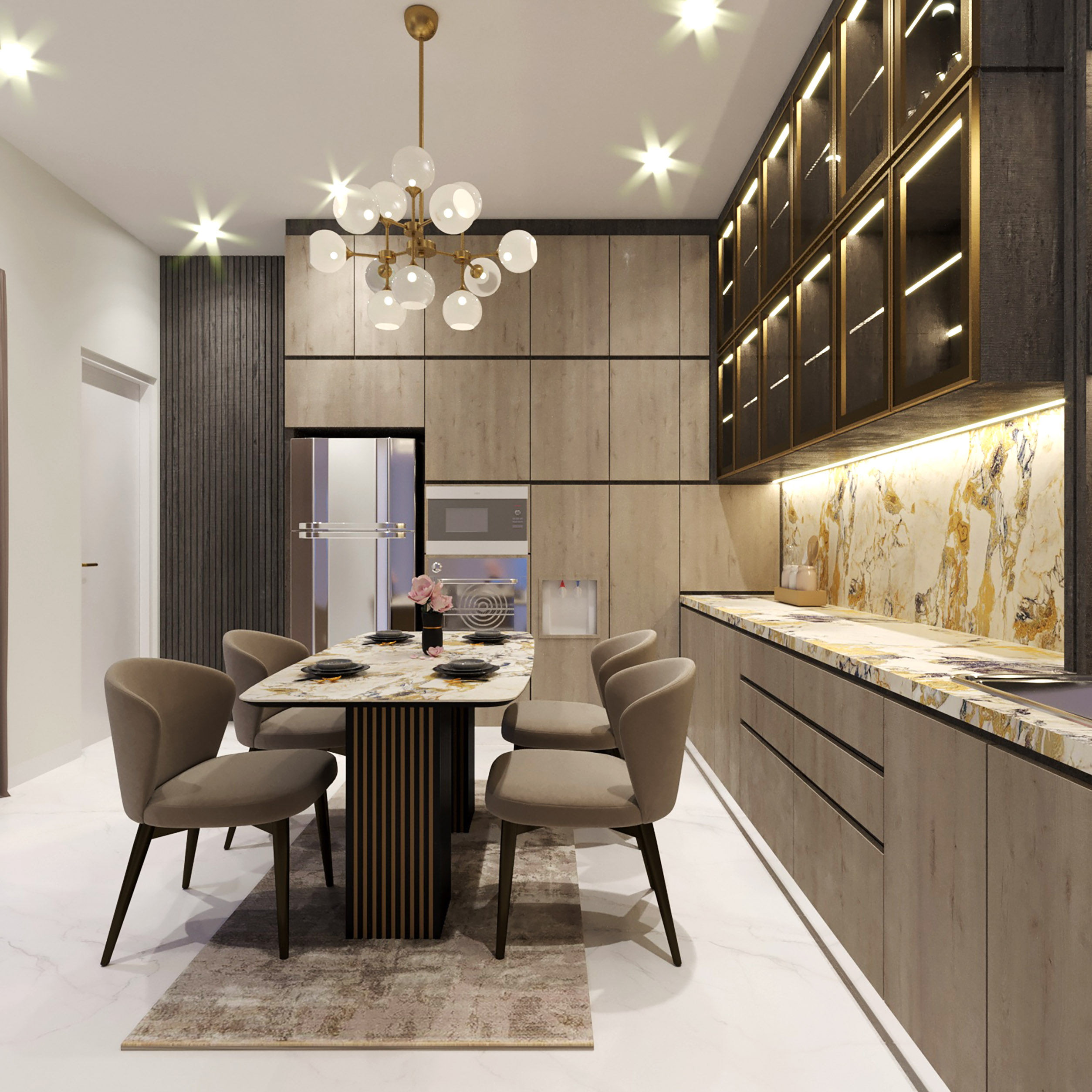 Dining Room and Kitchen Partition Ideas