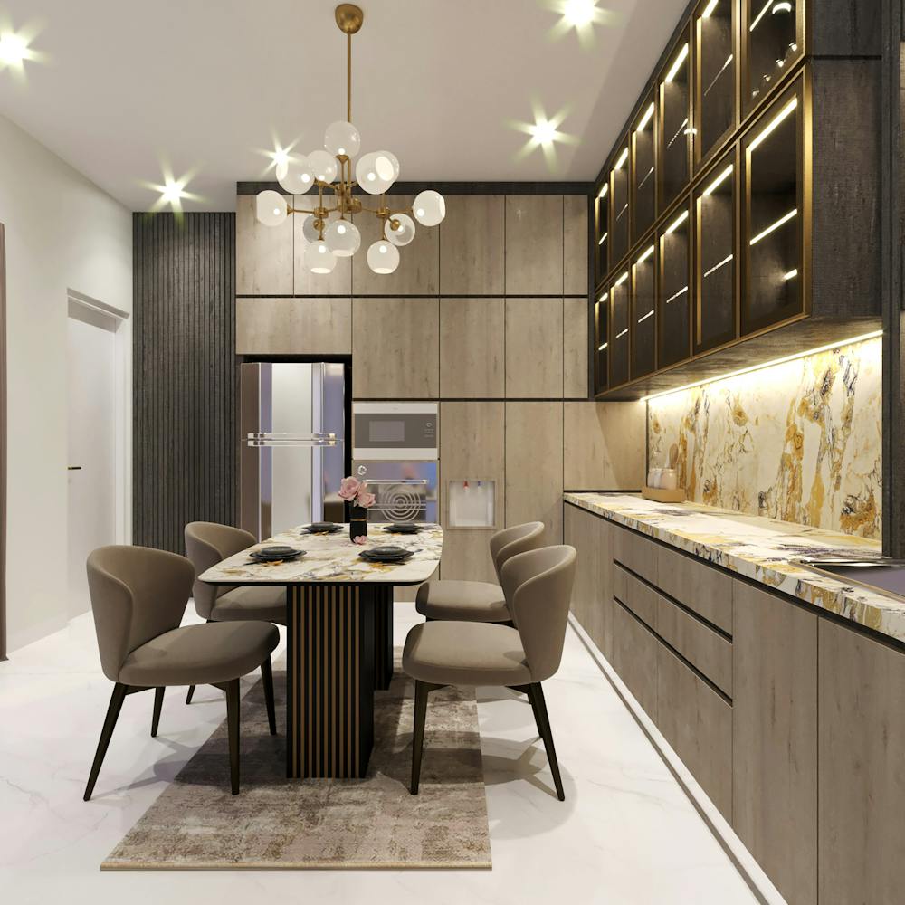 Dining Room and Kitchen Partition Ideas